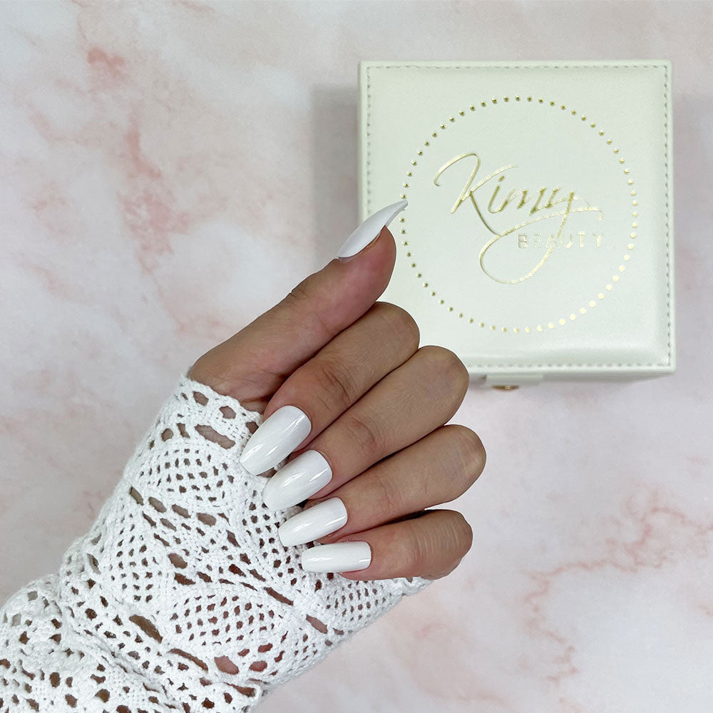 Snow White | Faux Ongles Ballerine Glossy