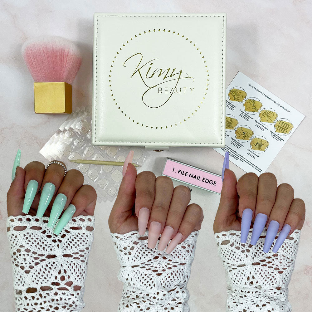 Pack Coffin Pastel | Faux Ongles | 1 Style OFFERT