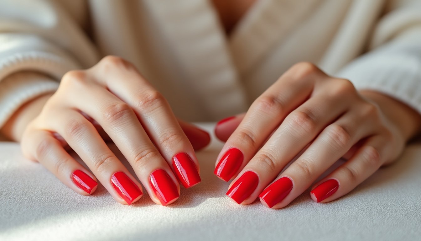 découvrez nos faux ongles carrés effet gloss inspirés du moulin rouge, pour une manucure élégante et sophistiquée à la française. faciles à poser, brillants et durables.