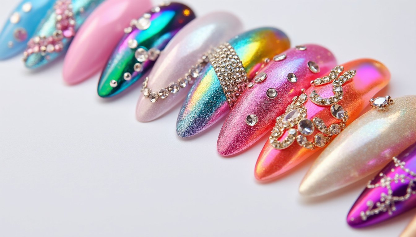 adoptez l'élégance instantanée avec nos faux ongles ronds french sparkling, finition glossy. un look sophistiqué et brillant, facile à appliquer pour des ongles parfaits en quelques minutes.